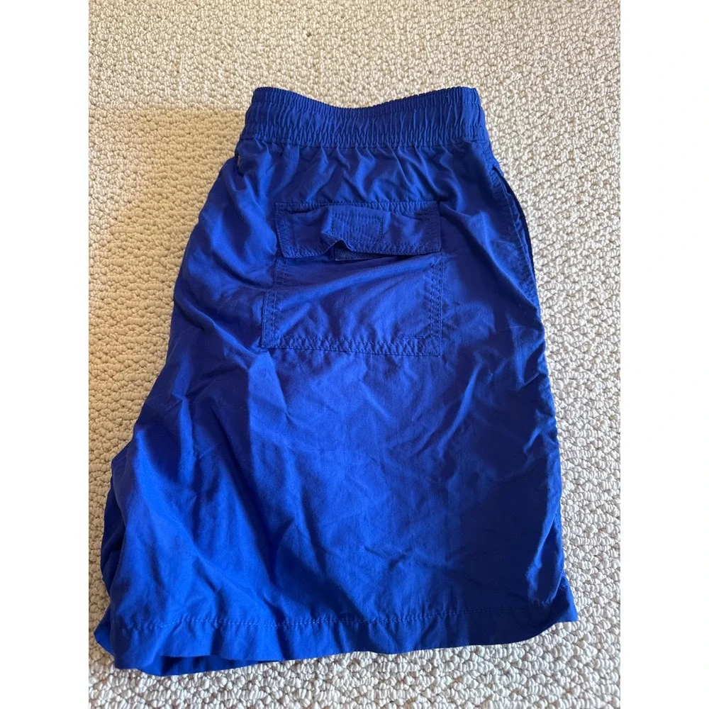 Polo Ralph Lauren Blue Swim Trunks XL Vintage Pony Logo Mesh Lined Board Shorts